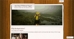 Desktop Screenshot of 365dayswithoutsugar.wordpress.com