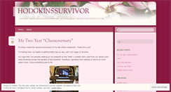 Desktop Screenshot of hodgkinssurvivor.wordpress.com