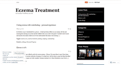 Desktop Screenshot of goawayeczema.wordpress.com