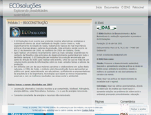 Tablet Screenshot of ecosolucoes.wordpress.com