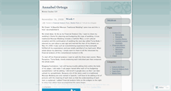 Desktop Screenshot of ortegaan.wordpress.com