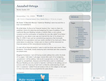 Tablet Screenshot of ortegaan.wordpress.com