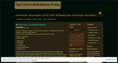 Desktop Screenshot of nasihah556.wordpress.com