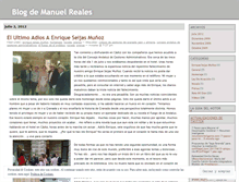 Tablet Screenshot of mreales.wordpress.com
