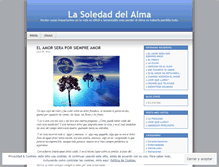 Tablet Screenshot of lasoledaddelalma.wordpress.com