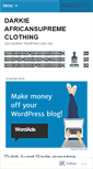 Mobile Screenshot of darkieclothing.wordpress.com
