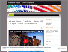 Tablet Screenshot of izlesenevideo.wordpress.com