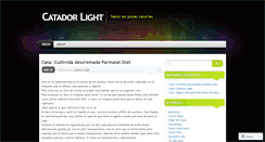 Desktop Screenshot of catadorlight.wordpress.com