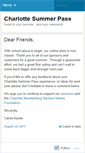 Mobile Screenshot of charlottesummerpass.wordpress.com