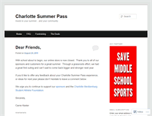 Tablet Screenshot of charlottesummerpass.wordpress.com
