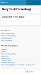 Mobile Screenshot of garyburke.wordpress.com