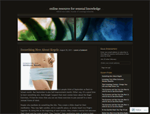 Tablet Screenshot of collegeofsensualknowledge.wordpress.com