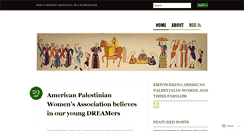 Desktop Screenshot of americanpalestinianwomen.wordpress.com