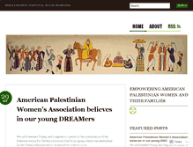 Tablet Screenshot of americanpalestinianwomen.wordpress.com