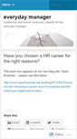 Mobile Screenshot of everydaymanager.wordpress.com