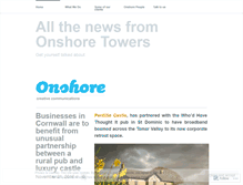 Tablet Screenshot of onshoremedia.wordpress.com