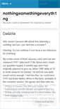 Mobile Screenshot of nothingsomethingeveryth1ng.wordpress.com