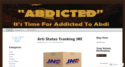 Desktop Screenshot of abdicted.wordpress.com