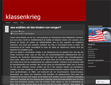 Tablet Screenshot of klassenkrieg.wordpress.com