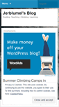Mobile Screenshot of jerblumel.wordpress.com