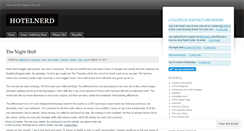 Desktop Screenshot of hotelnerd.wordpress.com