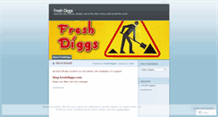 Desktop Screenshot of freshdiggs.wordpress.com