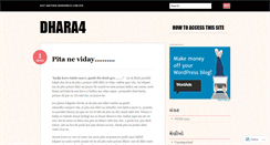 Desktop Screenshot of dhara4.wordpress.com