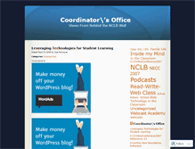 Tablet Screenshot of coordinator2.wordpress.com