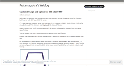 Desktop Screenshot of pratamaputra.wordpress.com
