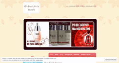 Desktop Screenshot of funlifebeauty.wordpress.com