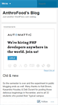 Mobile Screenshot of anthrofood.wordpress.com
