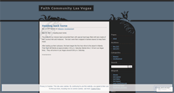 Desktop Screenshot of faithlasvegas.wordpress.com