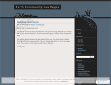 Tablet Screenshot of faithlasvegas.wordpress.com
