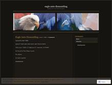 Tablet Screenshot of eagleauto.wordpress.com
