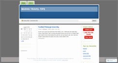 Desktop Screenshot of markstraveltips.wordpress.com