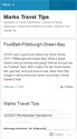Mobile Screenshot of markstraveltips.wordpress.com