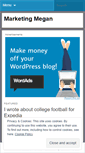 Mobile Screenshot of marketingmegan.wordpress.com