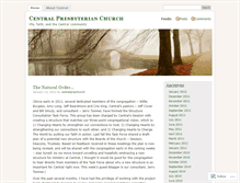 Tablet Screenshot of centralpreschurch.wordpress.com