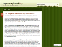 Tablet Screenshot of buprenorphinediary.wordpress.com