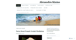 Desktop Screenshot of alexandrakinias.wordpress.com