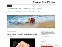 Tablet Screenshot of alexandrakinias.wordpress.com