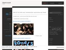 Tablet Screenshot of disemvowel.wordpress.com