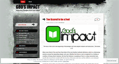 Desktop Screenshot of godsimpact.wordpress.com