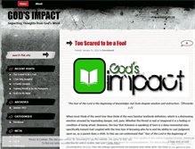 Tablet Screenshot of godsimpact.wordpress.com