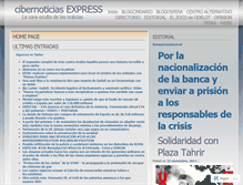 Tablet Screenshot of cibernoticiasexpress.wordpress.com