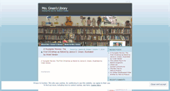 Desktop Screenshot of greenslibrary.wordpress.com