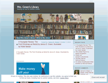 Tablet Screenshot of greenslibrary.wordpress.com
