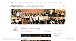 Desktop Screenshot of ollchoirnews.wordpress.com