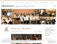 Tablet Screenshot of ollchoirnews.wordpress.com