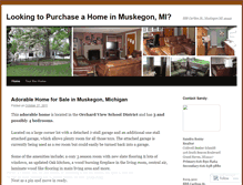 Tablet Screenshot of muskegonhome4sale.wordpress.com